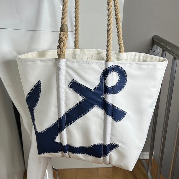 Great Diamond Island Maine Tote by Sea Bags Handmade from Recycled Sails - Picture 3 of 8